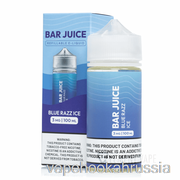 Vape Russia Blue Razz Ice - сок для бара - 100мл 3мг